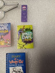 ZURU MINI BRAND BOOKS LOT ROALD DAHL MATILDA COMMON DIARY OF A WIMPY KID RODRIC