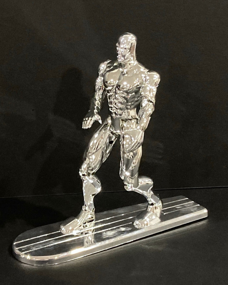1994 Toy Biz Marvel Fantastic Four Deluxe 10″ Silver Surfer Action Figure