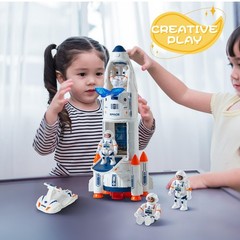 Rocket Ship, Space Shuttle Astronaut & Space Adventure Toys,Science Educational