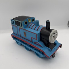 Vintage 1994 Ertl Thomas the Train One Blue Engine Book Plastic Rubber Push Toy