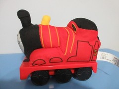 Thomas Train & Friends #5 James Red Engine Plush Stuffed Push Along Toddler Toy