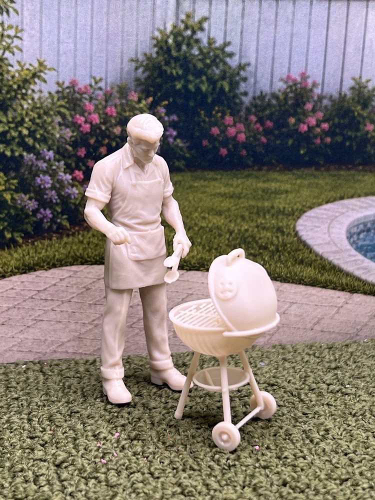 1:24 1950 Dollhouse Barbecue Bob Inspired by Marx