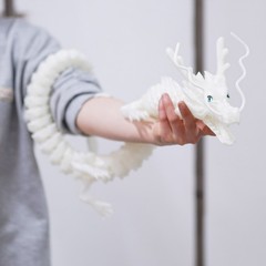 47.5inch 3D Printed dragon Model,Articulated Animals figure,Toys Home Decor
