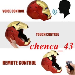 US!!! Iron Man MK5 1:1 Helmet Wearable Voice-control Mask Cosplay AUTOKING Gift