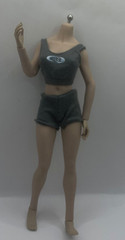 1/6 Female Flexible Seamless Doll Body For 12″ Greyish Posable Action Figure B