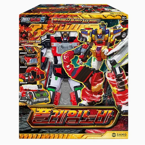 Metal cardbot s season 2 flamenova transformer robot fire car flame nova 2025