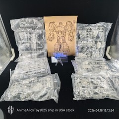 RARE Transformers Grimlock G1 Transparent ver. Unassembled Kit*2 No Box USAship