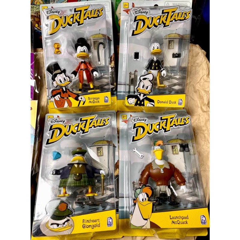 DuckTales Donald Duck Scrooge McDuck Huey Dewey 3″ Vintage Figure