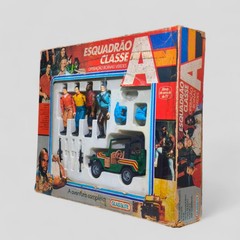 GLASSLITE BRAZIL A-TEAM ESQUADRÃO CLASSE A VINTAGE SET 🇧🇷 RARE BOXED