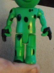 ROBLOX PIGGY Action Figure Toy Dinopiggy Articulated Buildable Green Loose 3.5”