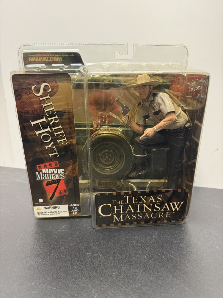 McFarlane Movie Maniacs Series 7 Sheriff Hoyt Texas Chainsaw Massacre 2004 NEW