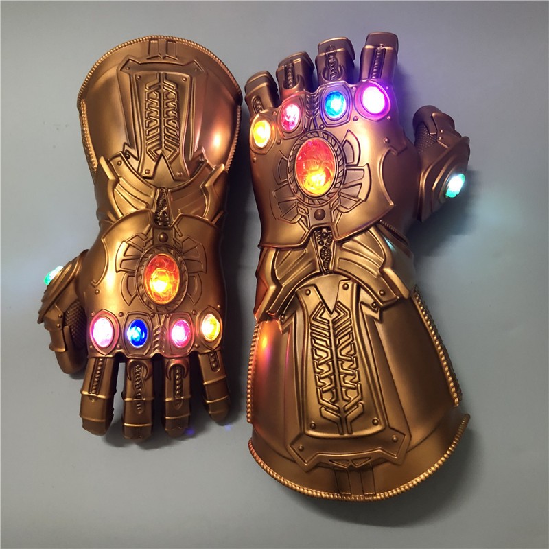 Thanos Infinity War Gauntlet w/LED Light Glove Adult Kid Size Avengers Toy