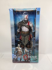 Open Box NECA – God of War 2018 – 1/4 Scale Action Figure – Kratos – Olympus 17″
