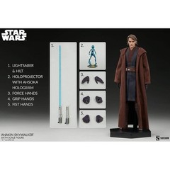 Sideshow Star Wars The Clone Wars Anakin Skywalker Sixth Scale Figure NEW