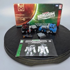Transformers Kingdom War for Cybertron Golden Disk Puffer & Road Ranger Lot