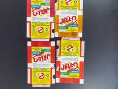 Jell O Ghostbusters Sticker Promo Boxes Advertising Lot Of 15 Vintage 1984