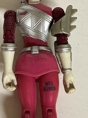 Lot Of 5 Power Rangers -Blue, Yellow, Pink, Green, Red