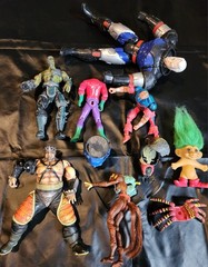 Vintage Action Figures Fudoh Metaluna Monsters Mole Man Frankenstein Jigsaw Ect