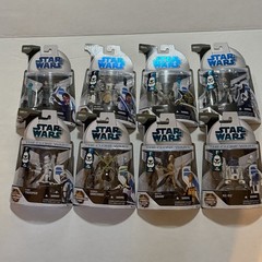 Lot Of 8 Star Wars The Clone Wars Action Figures Numbers 1-8