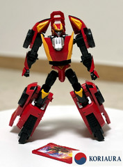 Metal Cardbot S Season2 REDBLITZ Transformer Robot Muscle Car Figure Toy 2024