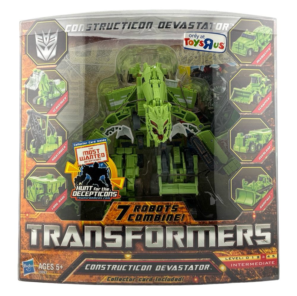 Transformers Revenge of the Fallen Construction Devastator Toys R Us Figure NIB
