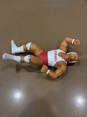 Vintage 1988 Hulk Hogan LJN Titan Sports White Shirt Wrestling Superstars
