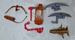 Vintage 1980’s Mixed Lot Accessories Weapons