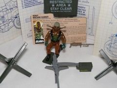 VINTAGE HASBRO G.I. JOE MG DEFENSE FEAT. ROCK ‘N ROLL, ROADBLOCK AND FIREFLY