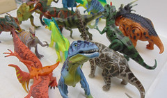 Dinosaur Action Figures Lot Of 15 T-Rex Velociraptor Toys Collectible Poseable