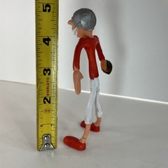 Vintage AMERICAN FOOTBALL Player Bendy Figure Rare BRABO Hong Kong 1960s 60s