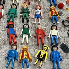 Unsearched Vintage Playmobil Figures And Accessories Lot Geobra 1974-1992 Parts