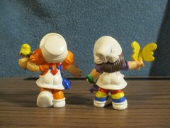 Vintage 1981 Wallace Berrie RAINBOW KIDS PVC Figures X 13 Made In Portugal