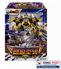 Metal Cardbot W Heavy Iron W Blue Cop W Phantom Hornet Tigun Transforming Robot