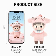 POP MART x Hacipupu Snuggle with You Series Confirmed Box Figure Toy Open Box