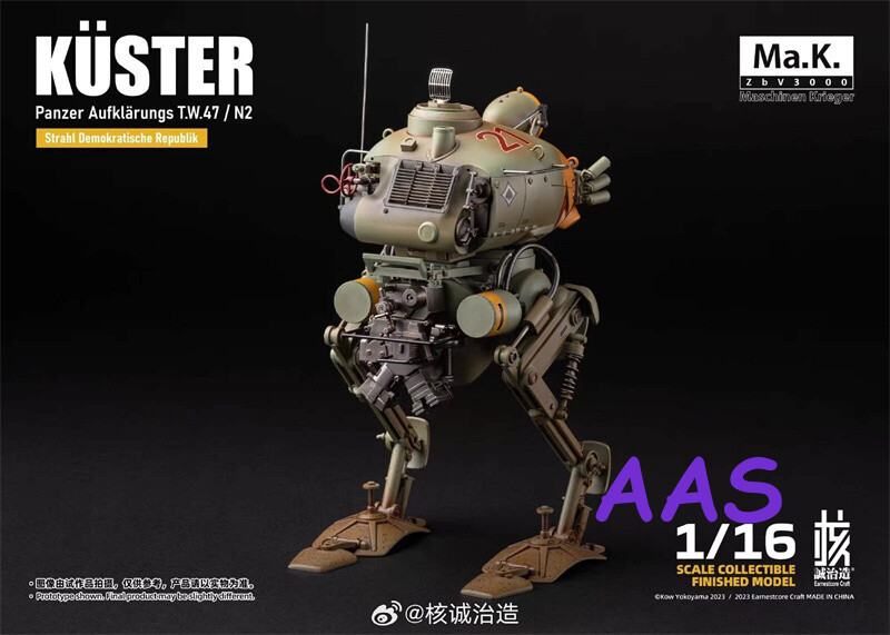 In Stock w/Box New Earnestcore Ma.K Kuster & Pak. Krote 1/16 Scale Action Figure