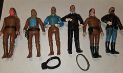 Vintage Legends Of The West lot of 6 Billy the Kid Cochise Wyatt Earp plus acc