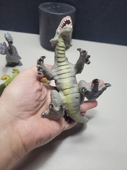 Mixed lot of (5) Hard Plastic Dragons Fantasy Dungeons & Dragons 2 Headed Hydra