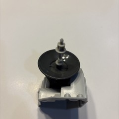 GI Joe USS Flagg Aircraft Carrier Part Missile Radar Dish w/ Antenna 1985 Hasbro