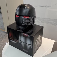 2025 New Iron Man MK5 Helmet Deformable Voice Control Wearable Electroplated