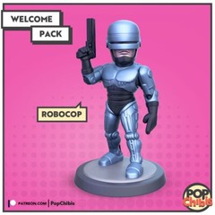Robocop | POP | CHIBI | 60mm base | 1:20 | 3D print | Model Kit