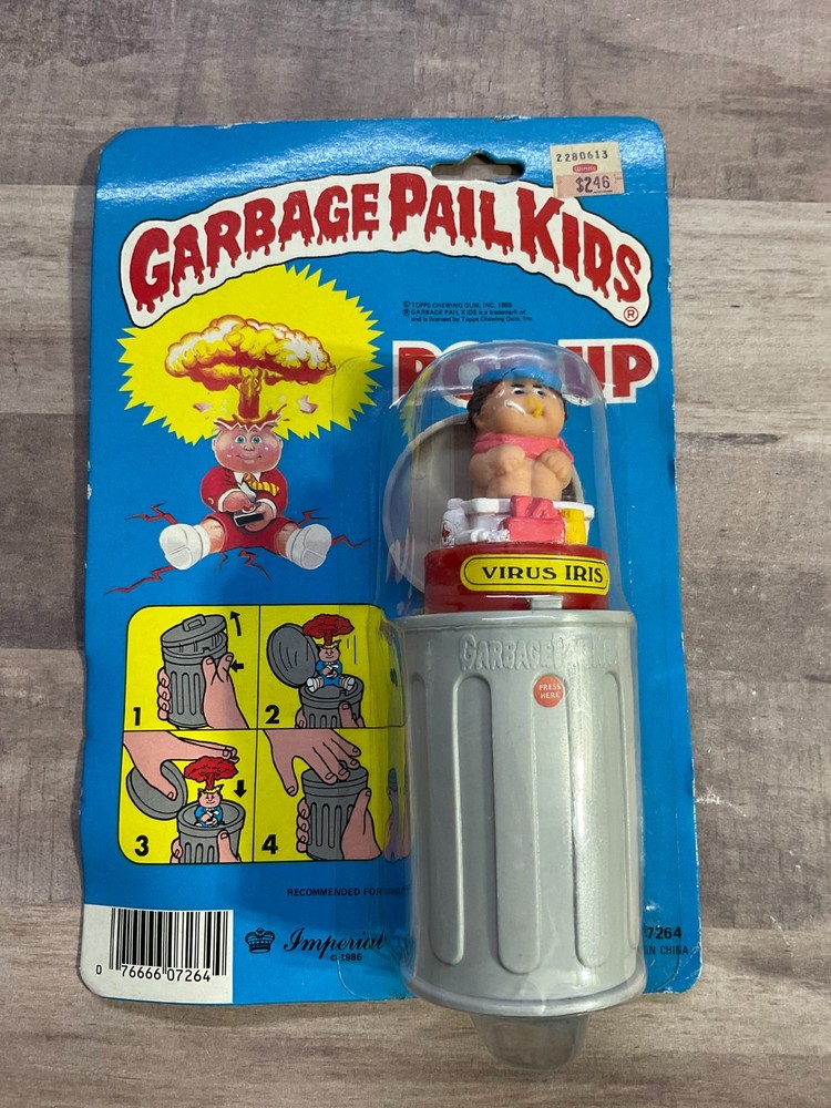 Garbage Pail Kids “VIRUS IRIS” Pop-Up Imperial Toys 1986 SEALED G4-1