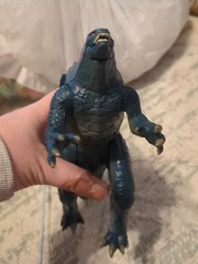 Godzilla: King Of The Monsters Blue TV Movie Collectible Action Figure. Works!