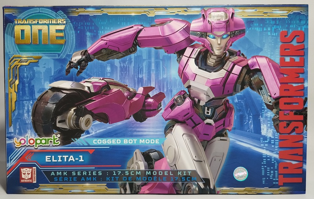 YOLOPARK 2024 TRANSFORMERS ONE ELITA-1 COGGED BOT MODE 8″ ROBOT KIT