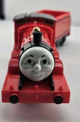 Trackmaster Thomas & Friends “James” Motorized Train Tomy Britt Allcroft 1994