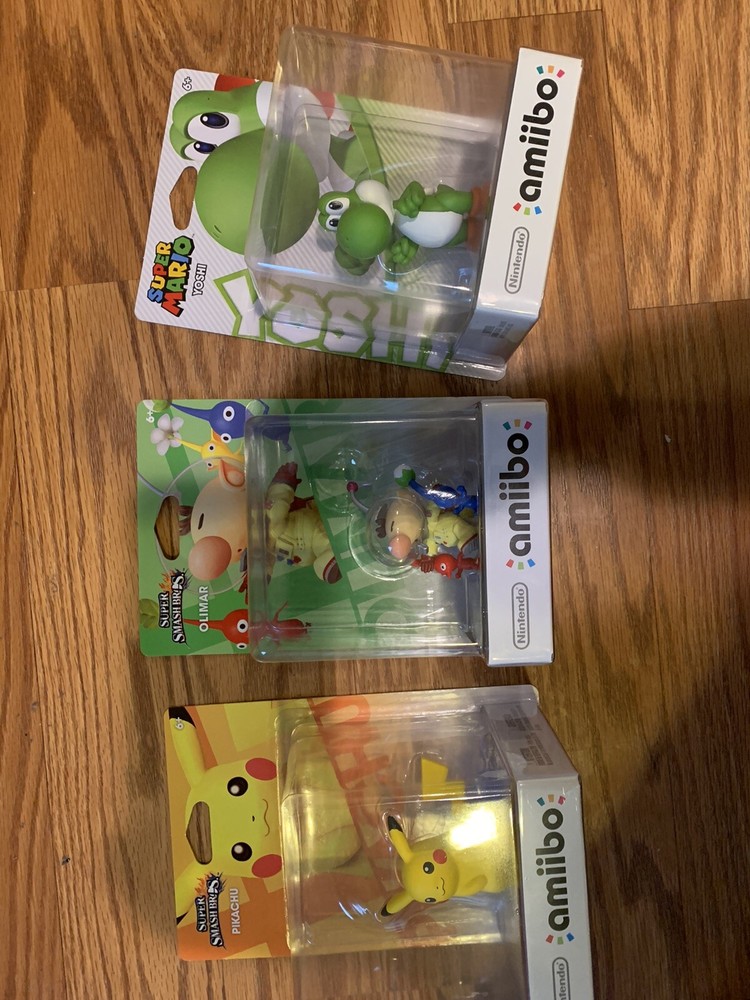 Amiibo Pikachu, Olimar, Yoshi No Returns Accepted All Sales Are Final