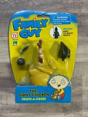 Family Guy ” The Giant Chicken” Create-A-Figure Includes Part to Build Death F3
