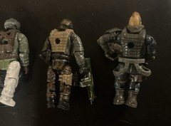 Mega Construx C.O.D lot Of 5 (custom) With Some Accessories- Guns,knives Etc…