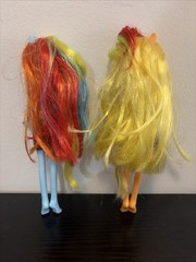 My Little Pony Equestrian Girls Lot of 2 -Rainbow Dash and Applejack 9” Dolls