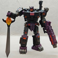 18cm ABS Casting Big Sword Weapon Upgrade Kit For AOTP Megatronus The Fallen