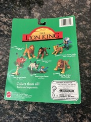 The Lion King Fighting Action Adult SIMBA 1994 Disney Toy Figure Battle Package